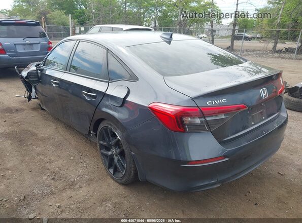 2HGFE2F2XNH506875 2022 HONDA CIVIC Серый Задняя левая четверть