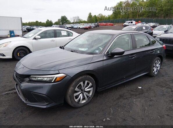2HGFE2F2XRH588449 2024 HONDA CIVIC Gray Передня ліва чверть