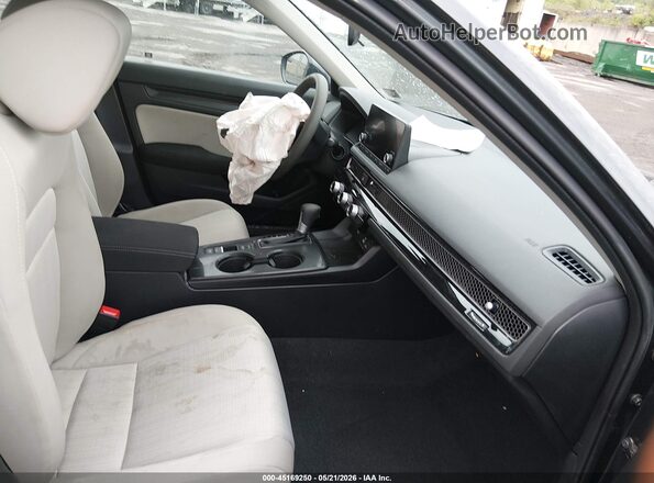 2HGFE2F2XRH588449 2024 HONDA CIVIC Gray Вид салону спереду