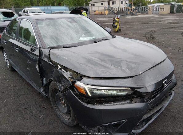 2HGFE2F2XRH588449 2024 HONDA CIVIC Gray Вид спереду