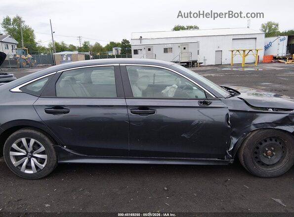 2HGFE2F2XRH588449 2024 HONDA CIVIC Gray Вид задньої частини салону