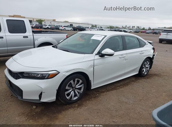 2HGFE2F2XSH551942 2025 HONDA CIVIC White Front left