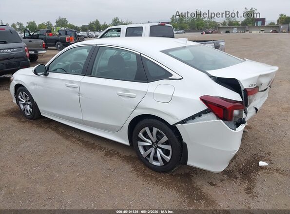 2HGFE2F2XSH551942 2025 HONDA CIVIC White Rear left