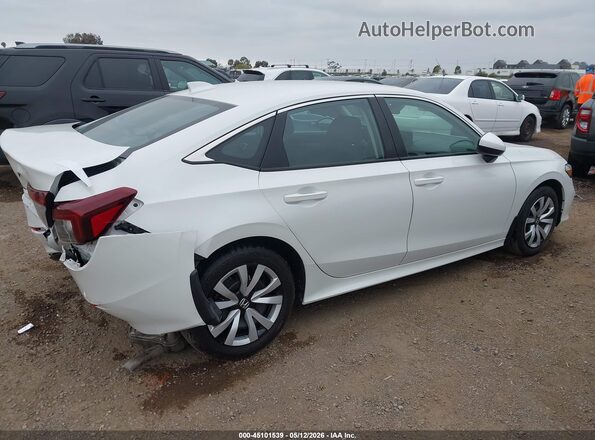 2HGFE2F2XSH551942 2025 HONDA CIVIC White Rear right