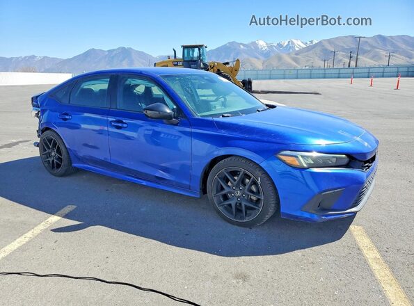 2HGFE2F50NH557361 2022 HONDA CIVIC Blue Przód prawy