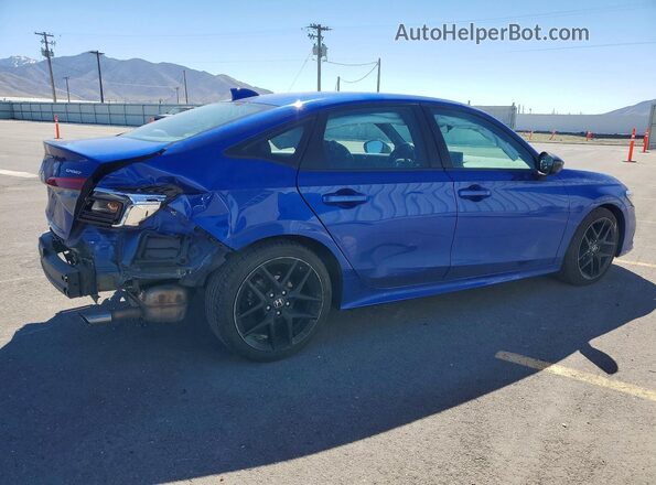 2HGFE2F50NH557361 2022 HONDA CIVIC Blue Tył prawy