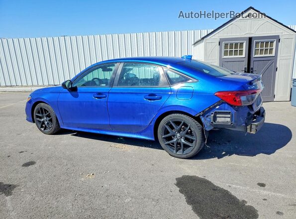 2HGFE2F50NH557361 2022 HONDA CIVIC Blue Tył lewy