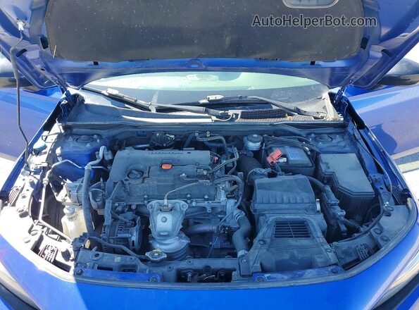 2HGFE2F50NH557361 2022 HONDA CIVIC Blue Widok wnętrza z tyłu