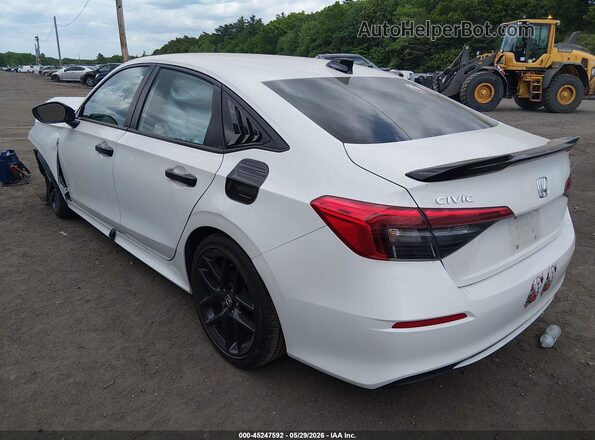 2HGFE2F50NH610981 2022 HONDA CIVIC White უკანა მარცხენა