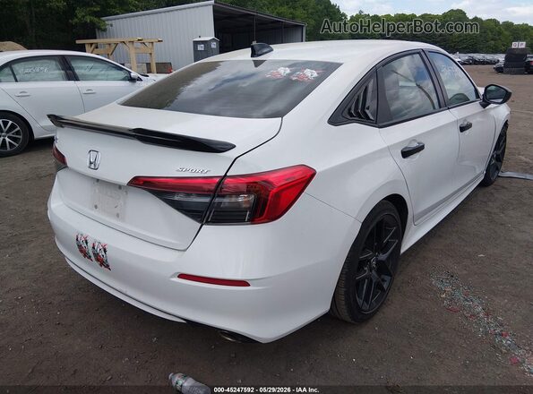 2HGFE2F50NH610981 2022 HONDA CIVIC White უკანა მარჯვენა
