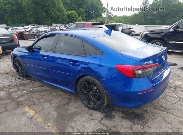 2HGFE2F50PH570615 2023 HONDA CIVIC Blue Trasero izquierdo