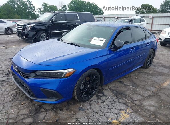 2HGFE2F50PH570615 2023 HONDA CIVIC Blue Vista tres cuartos delantera izquierda