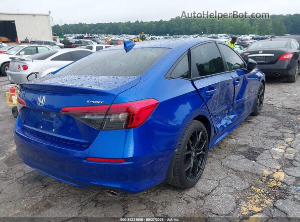 2HGFE2F50PH570615 2023 HONDA CIVIC Blue Trasero derecho