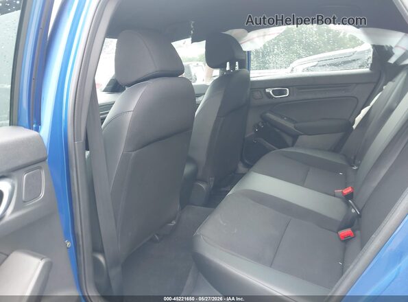 2HGFE2F50PH570615 2023 HONDA CIVIC Blue Vista de la etiqueta del VIN