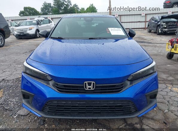 2HGFE2F50PH570615 2023 HONDA CIVIC Blue Vista del cuadro de instrumentos