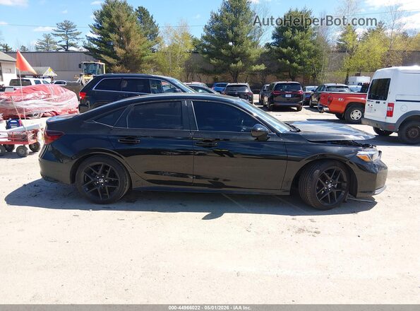2HGFE2F50SH505904 2025 HONDA CIVIC Black Սալոնի 360 աստիճան տեսք