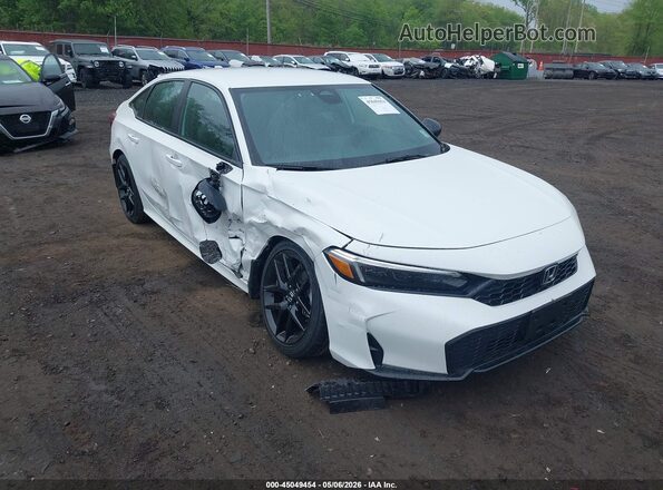 2HGFE2F50SH565407 2025 HONDA CIVIC White Դիմացի տեսք