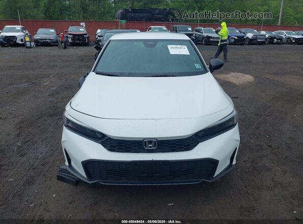2HGFE2F50SH565407 2025 HONDA CIVIC White Սարքավորումների վահանակի տեսք