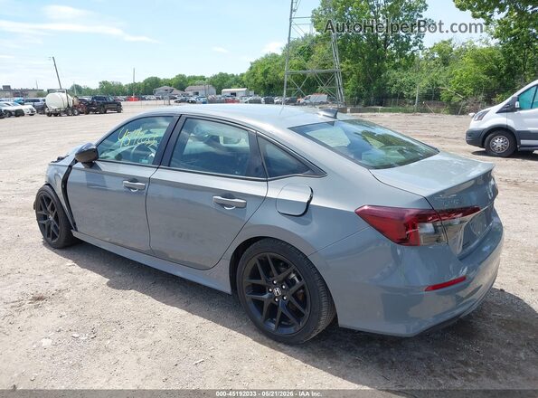 2HGFE2F50SH605405 2025 HONDA CIVIC Gray Trasero izquierdo