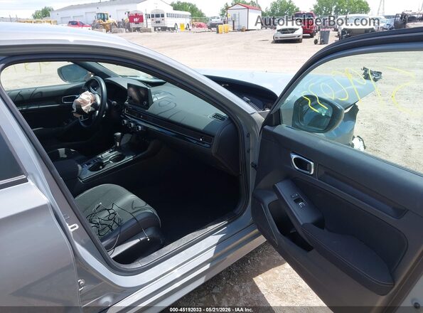 2HGFE2F50SH605405 2025 HONDA CIVIC Gray Vista interior delantera
