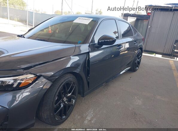2HGFE2F50TH528827 2026 HONDA CIVIC Gray Դիմացի տեսք