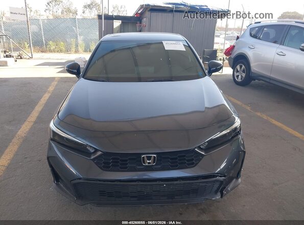 2HGFE2F50TH528827 2026 HONDA CIVIC Gray Սարքավորումների վահանակի տեսք