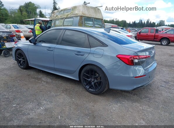 2HGFE2F51NH570961 2022 HONDA CIVIC Blue Задня ліва чверть