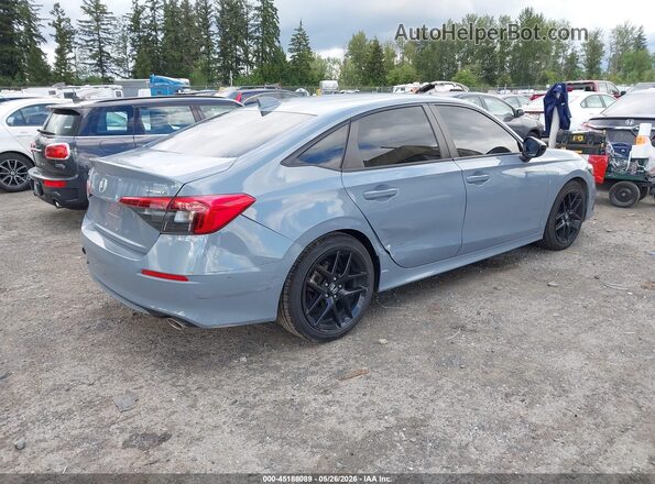 2HGFE2F51NH570961 2022 HONDA CIVIC Blue Задня права чверть