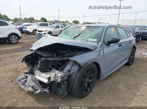 2HGFE2F51NH576260 2022 HONDA CIVIC Gray წინა ხედი