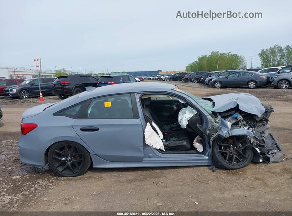 2HGFE2F51NH576260 2022 HONDA CIVIC Gray სალონის 360-გრადუსიანი ხედი
