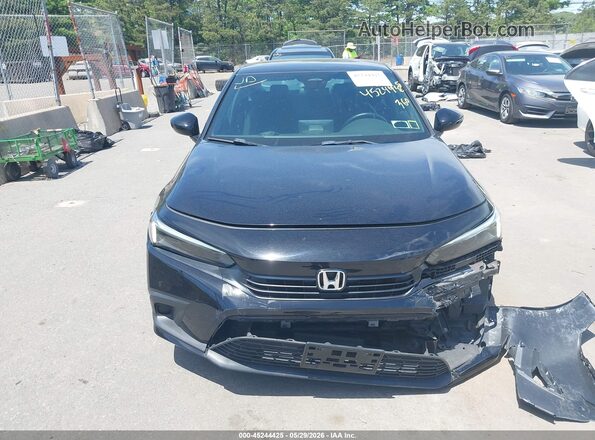 2HGFE2F51NH605451 2022 HONDA CIVIC Black ხელსაწყოთა პანელის ხედი