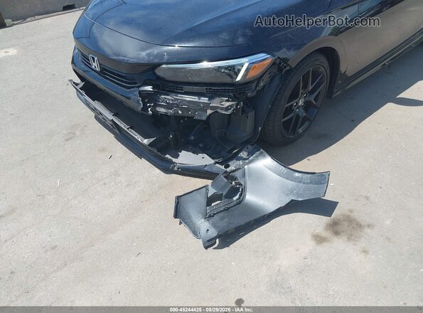 2HGFE2F51NH605451 2022 HONDA CIVIC Black წინა ხედი