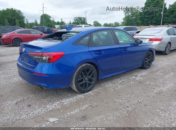 2HGFE2F51RH501998 2024 HONDA CIVIC Blue Հետևի աջ