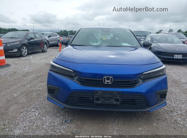 2HGFE2F51RH501998 2024 HONDA CIVIC Blue Սարքավորումների վահանակի տեսք