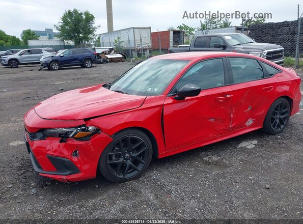 2HGFE2F51RH504173 2024 HONDA CIVIC Red 