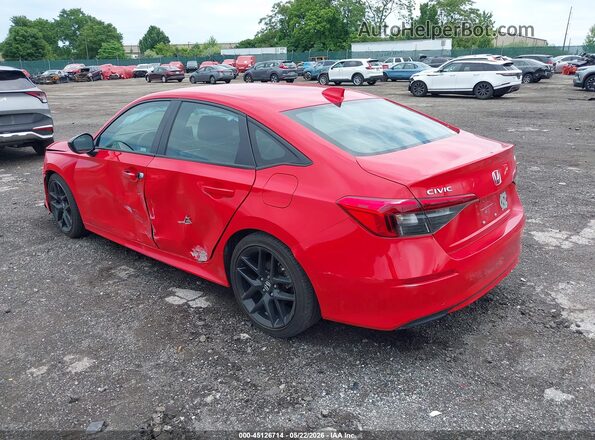 2HGFE2F51RH504173 2024 HONDA CIVIC Red 
