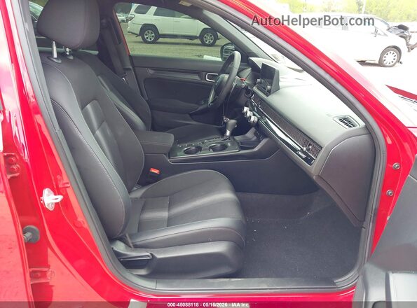 2HGFE2F51RH555995 2024 HONDA CIVIC Red Вид салону спереду