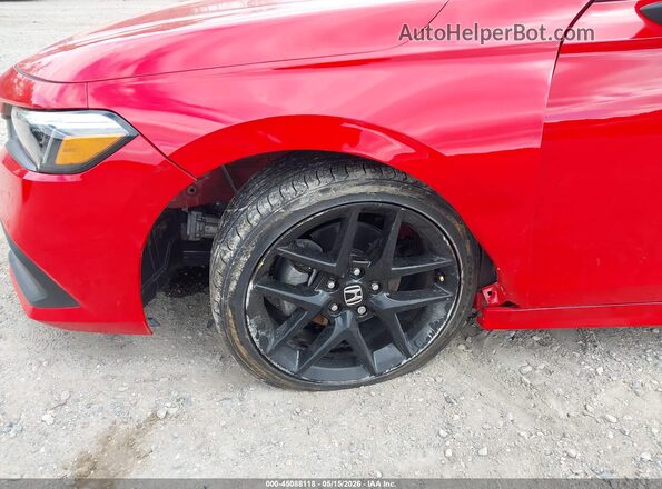 2HGFE2F51RH555995 2024 HONDA CIVIC Red Вид спереду
