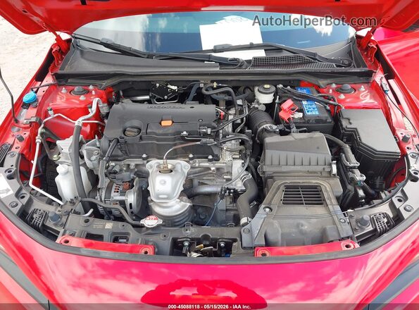 2HGFE2F51RH555995 2024 HONDA CIVIC Red Вид ззаду