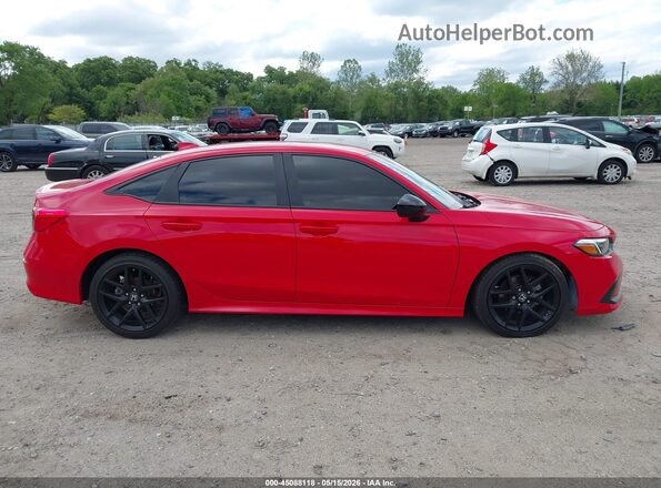 2HGFE2F51RH555995 2024 HONDA CIVIC Red Вид задньої частини салону