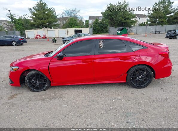 2HGFE2F51RH555995 2024 HONDA CIVIC Red Панорамний вид салону 360°