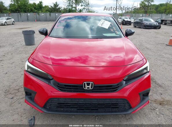 2HGFE2F51RH555995 2024 HONDA CIVIC Red Вид щитка приладів