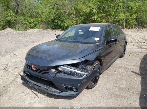 2HGFE2F51RH570447 2024 HONDA CIVIC Gray Przód lewy