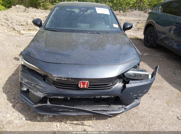 2HGFE2F51RH570447 2024 HONDA CIVIC Gray Widok z przodu