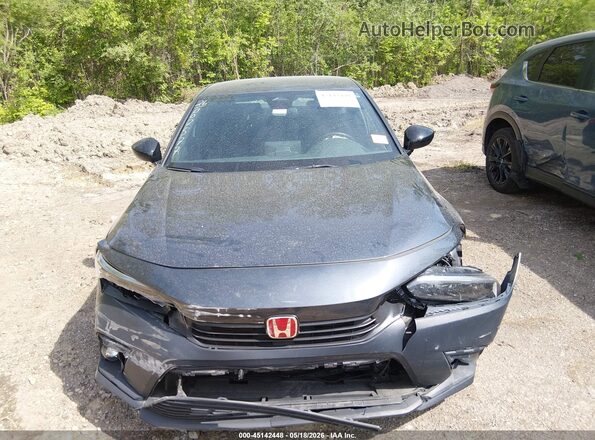 2HGFE2F51RH570447 2024 HONDA CIVIC Gray Widok zestawu wskaźników