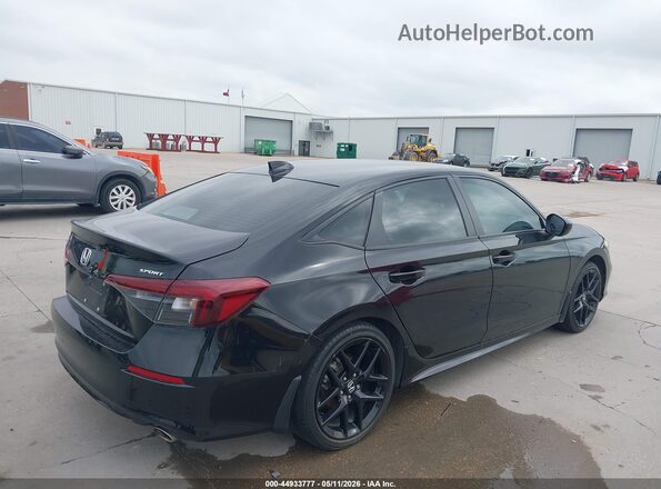 2HGFE2F51SH560345 2025 HONDA CIVIC Black უკანა მარჯვენა