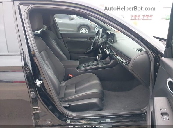 2HGFE2F51SH560345 2025 HONDA CIVIC Black წინა სალონის ხედი