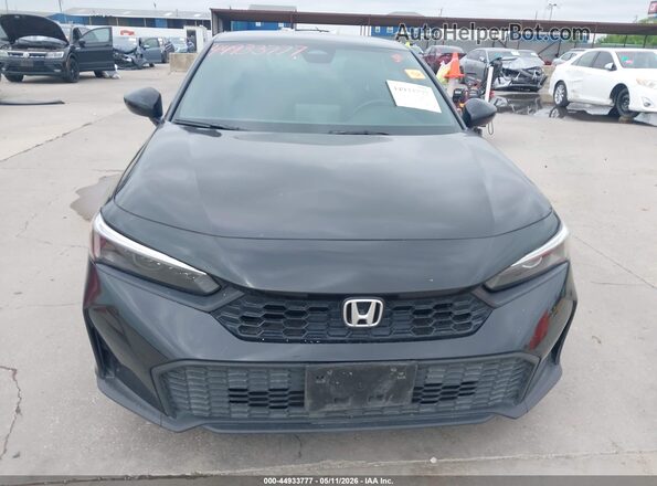 2HGFE2F51SH560345 2025 HONDA CIVIC Black ხელსაწყოთა პანელის ხედი