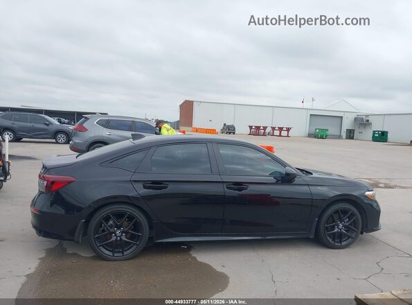 2HGFE2F51SH560345 2025 HONDA CIVIC Black უკანა სალონის ხედი