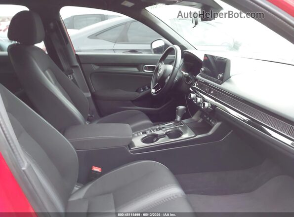 2HGFE2F51SH561107 2025 HONDA CIVIC Red Vista interior delantera